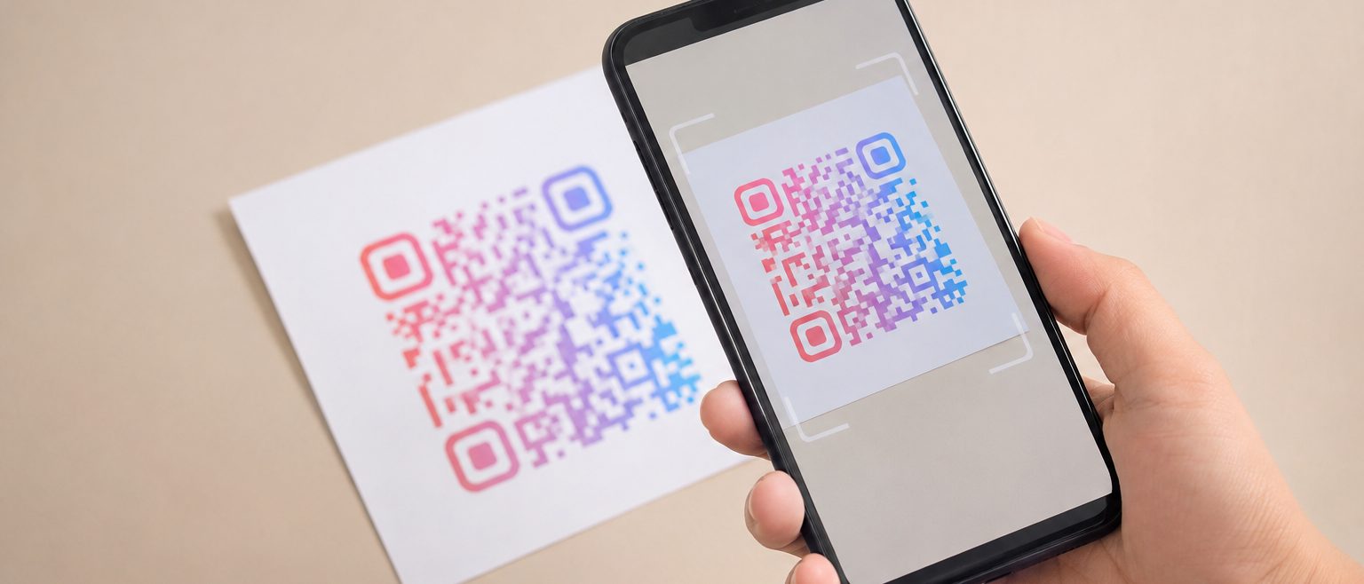 Ilustrasi membuat QR code