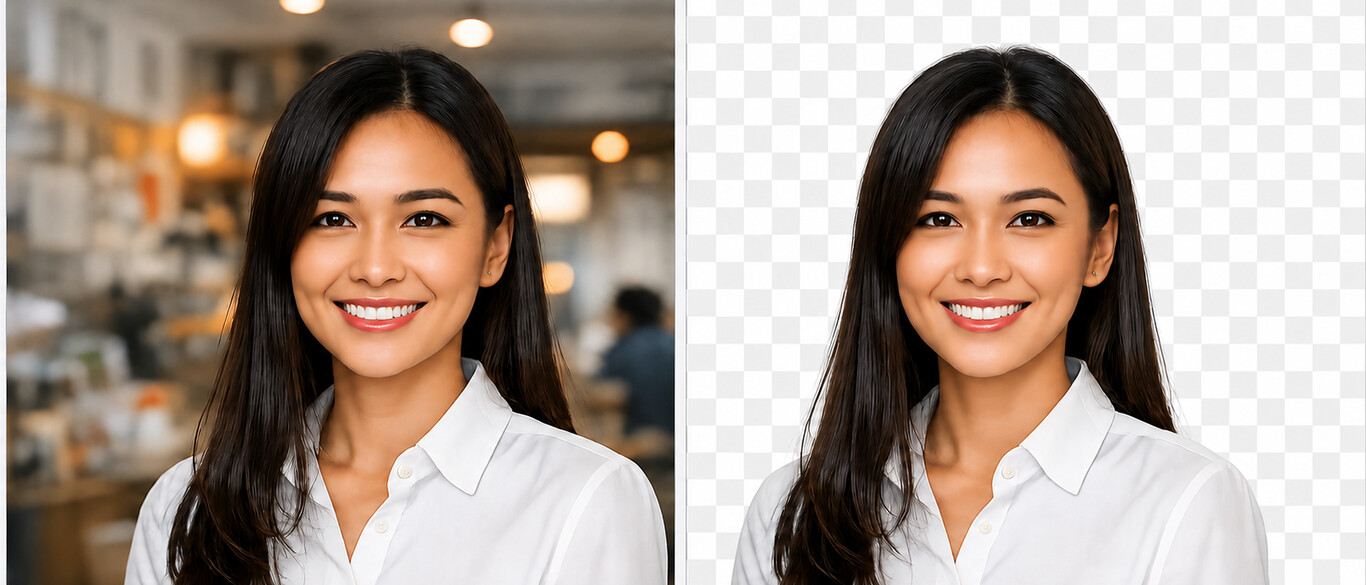 Ilustrasi menghapus background foto